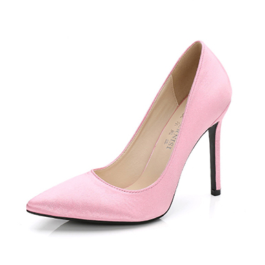 WMNS Stitched Lined High Heel - Pointed Toe Box